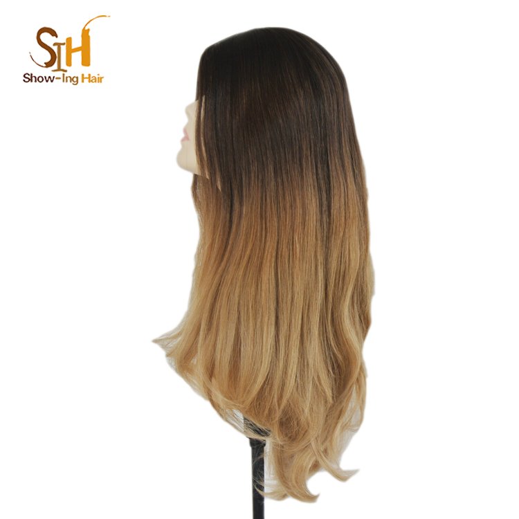 Beautiful Gradient Ramp Kosher Jewish Wig Human Hair Wig Ombre Wig