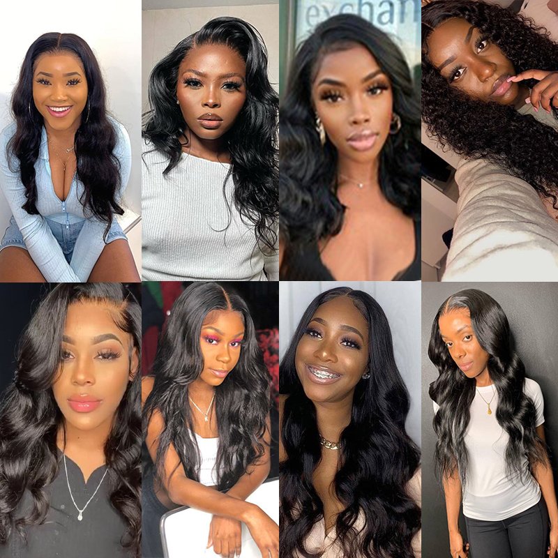 ZSF Human Hair Wig Wholesale Body Wave Lace Wigs Long Raw Brazilian Hair HD Full Transparent Lace Frontal Wig For Black Women