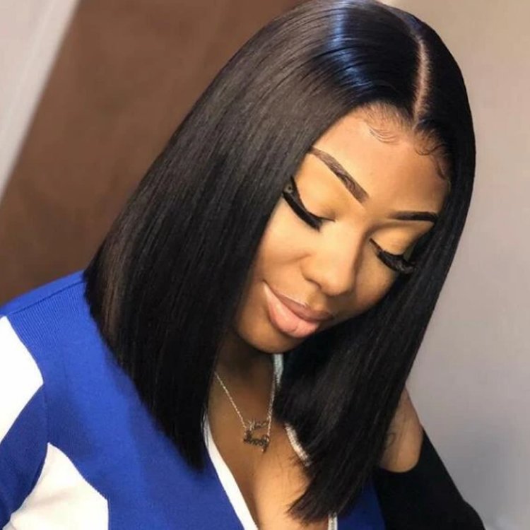 New Arrival Short Bob 4x4 Lace Closure Wig Wholesale Middle Left Right Side Part,100% Brazilian Human Hair Wig With Closure