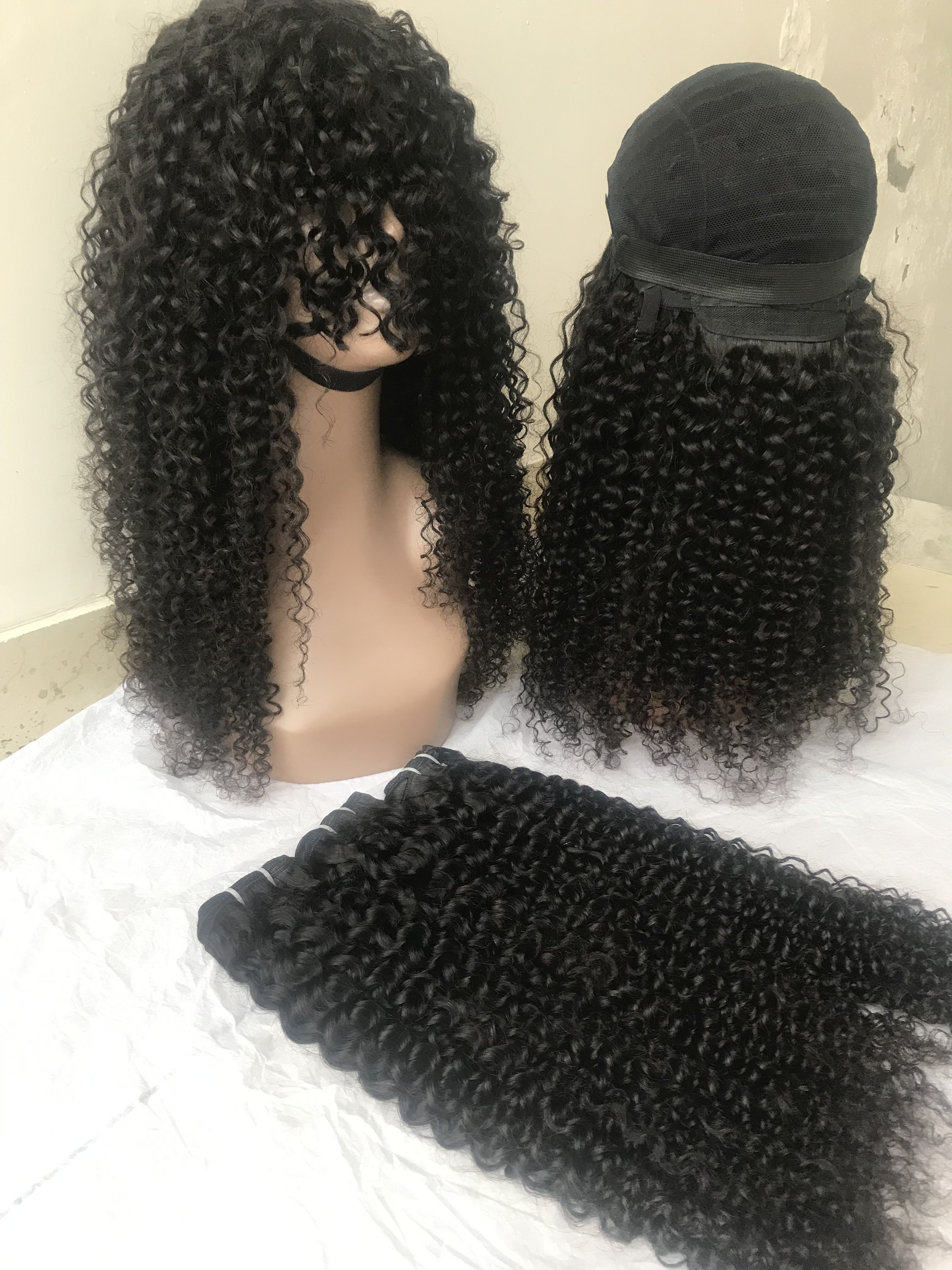 Wholesale Price On Transparent HD Lace Bob Human Hair Wigs For Black Women Brazilian Unprocessed Virgin Kinky Curly Bob Hair Wig