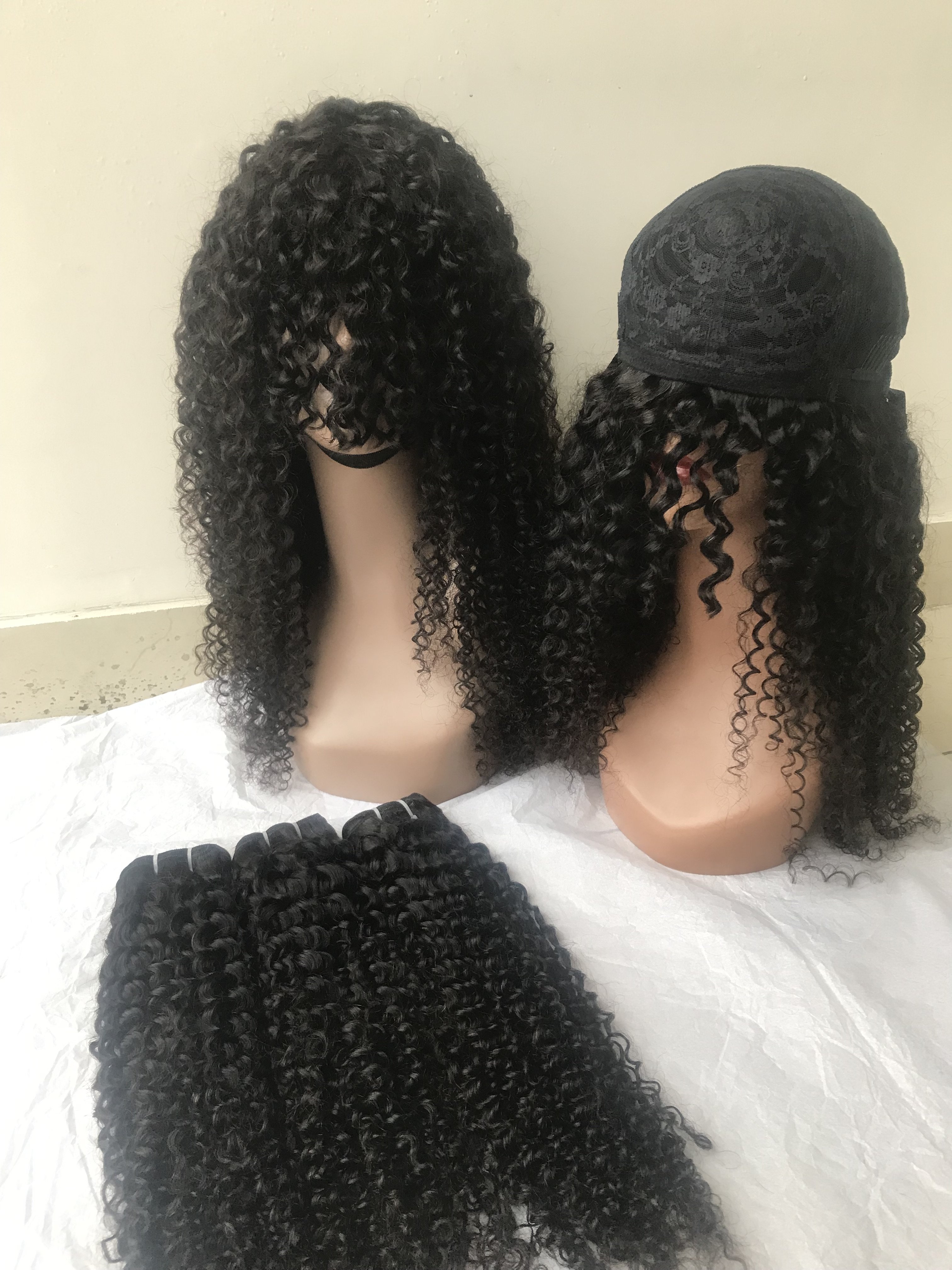 Wholesale Price On Transparent HD Lace Bob Human Hair Wigs For Black Women Brazilian Unprocessed Virgin Kinky Curly Bob Hair Wig