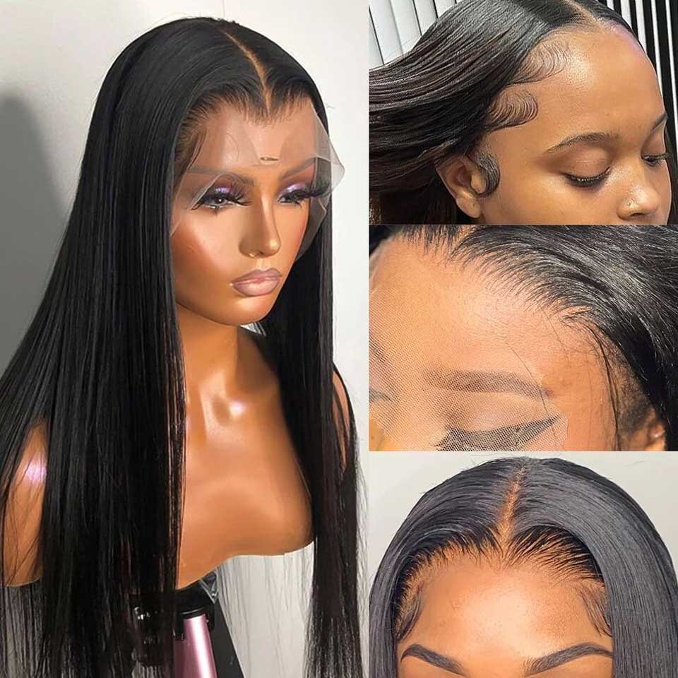 Yeswigs 360 Full Transparent Lace Frontal Wigs Raw Indian 100% Virgin Human Hair Wigs Vendor HD Lace Front Wigs For Black Women