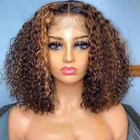 Wholesale Transparent HD lace wigs 100% virgin brazilian human hair full lace wig with baby hair,curly full lace human hair wig