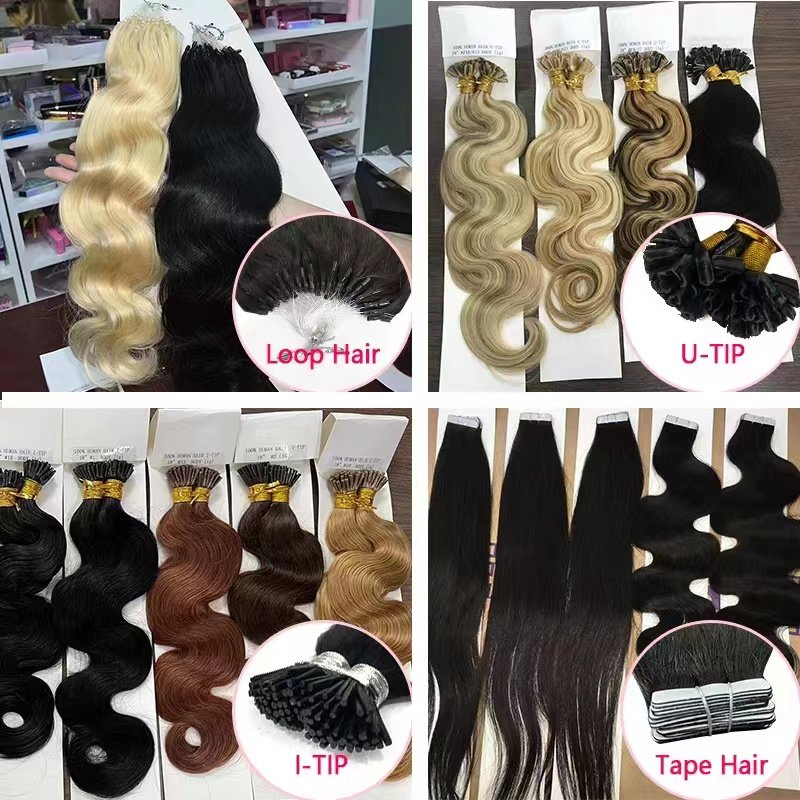 raw blue band cuticle aligned blond human hair wig Vietnamese Burmese curly hair human hair weave bundles extension tape ins
