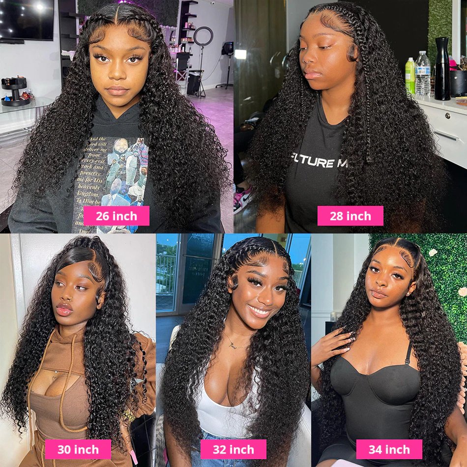 Wholesale Wigs 100Human Hair Vendors Cabello Humano Deep Wave HD Lace Frontal Wig Human Hair 200 Density