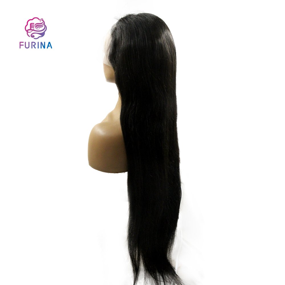 Hot sale 30 inch raw human hair wigs 100% remy raw lace front silky human hair wigs for women