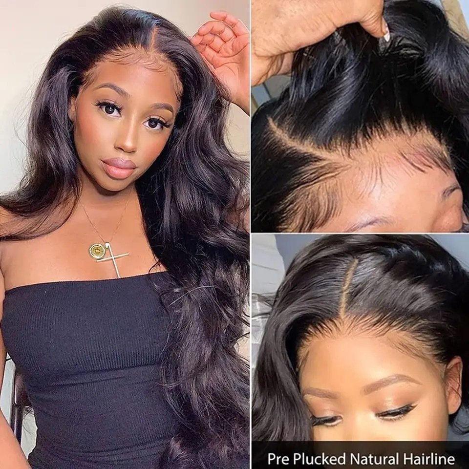 Cheap Wholesale Raw Indian Human Hair Extensions Bundles Cuticle Human Hair Wigs For Black Women 13*4 Lace Fro