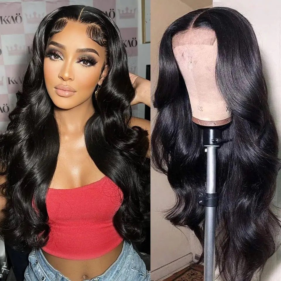 Cheap Wholesale Raw Indian Human Hair Extensions Bundles Cuticle Human Hair Wigs For Black Women 13*4 Lace Fro