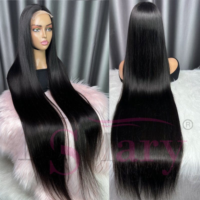 13x6 Glueless Full HD Lace Human Hair Wigs Pre Pluck Raw Indian Hair Lace Frontal Wigs Vendor Double Drawn Wigs for Black Women