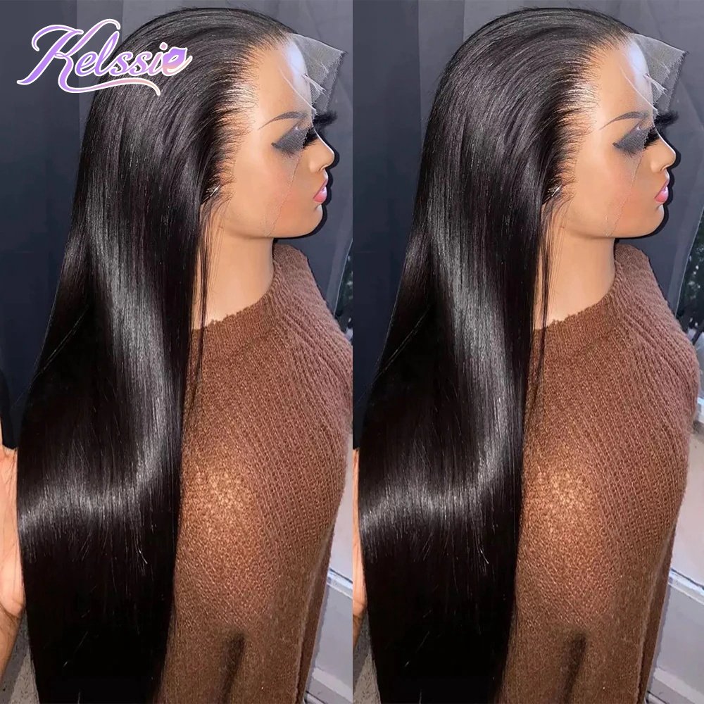 Frontal Glueless Full Hd Lace Wig,Cuticle Aligned Virgin Raw Indian Hair Wig,Unprocessed 100% Full Lace Human Hair Wig