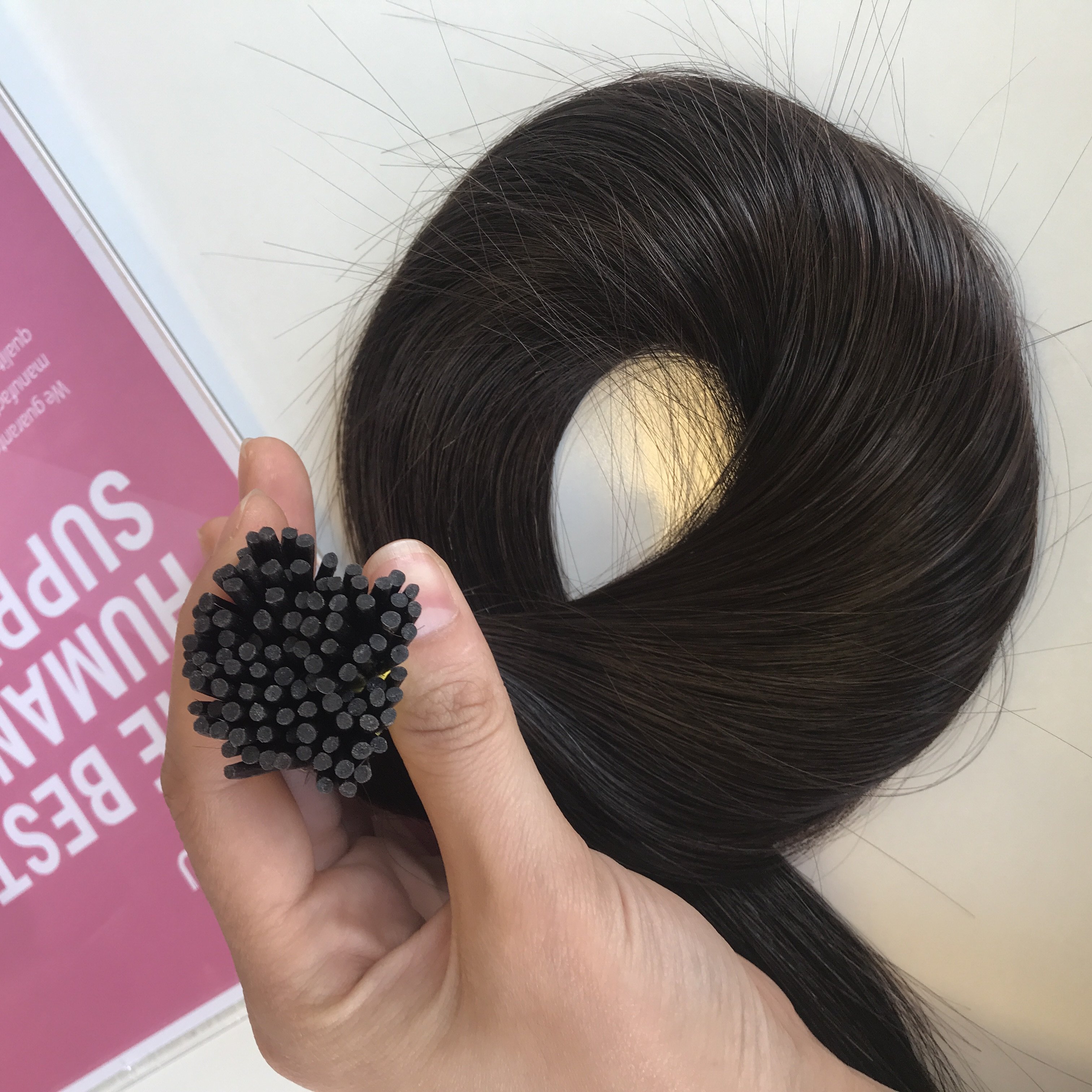 Vietnamese Raw Human Hair Extensions Keratin Prebond U,I,V Flat Tip Tape In Human Hair Extensions