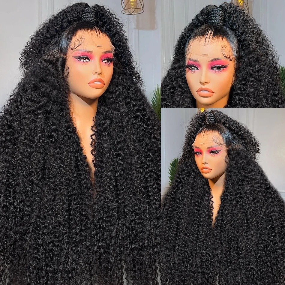 4x4 5x5 transparent Glueless Natural wholesale Water Wave Raw Brazilian Human Hair Wig HD Swiss Lace frontal For Black Women