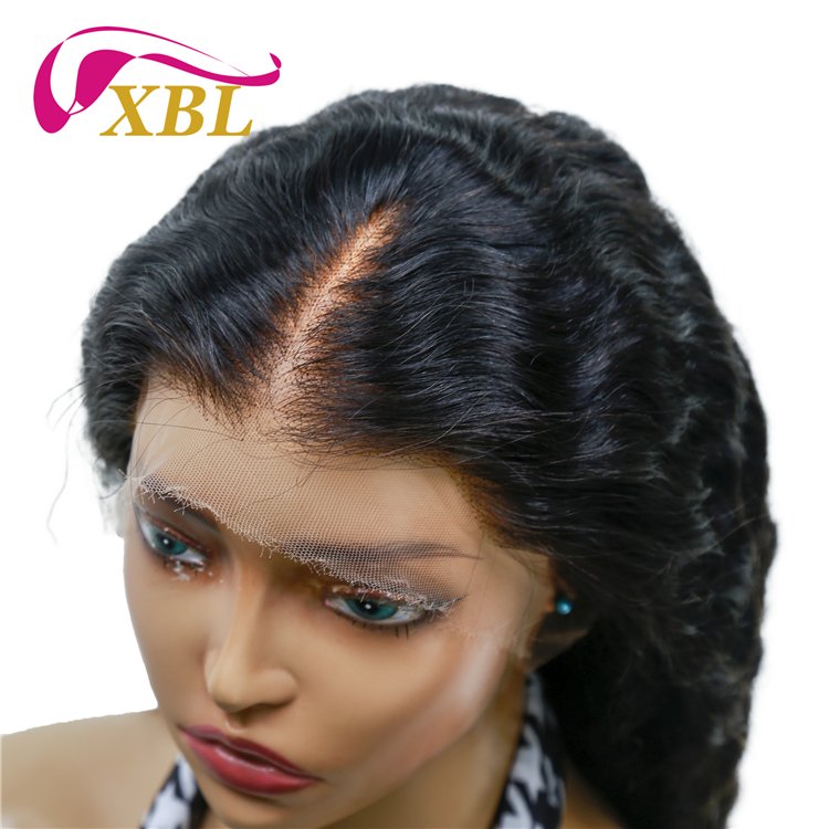 XBL virgin human hair wigs full 13x4 hd frontal wig wholesale pineapple wave virgin raw human hair lace front wigs supplier