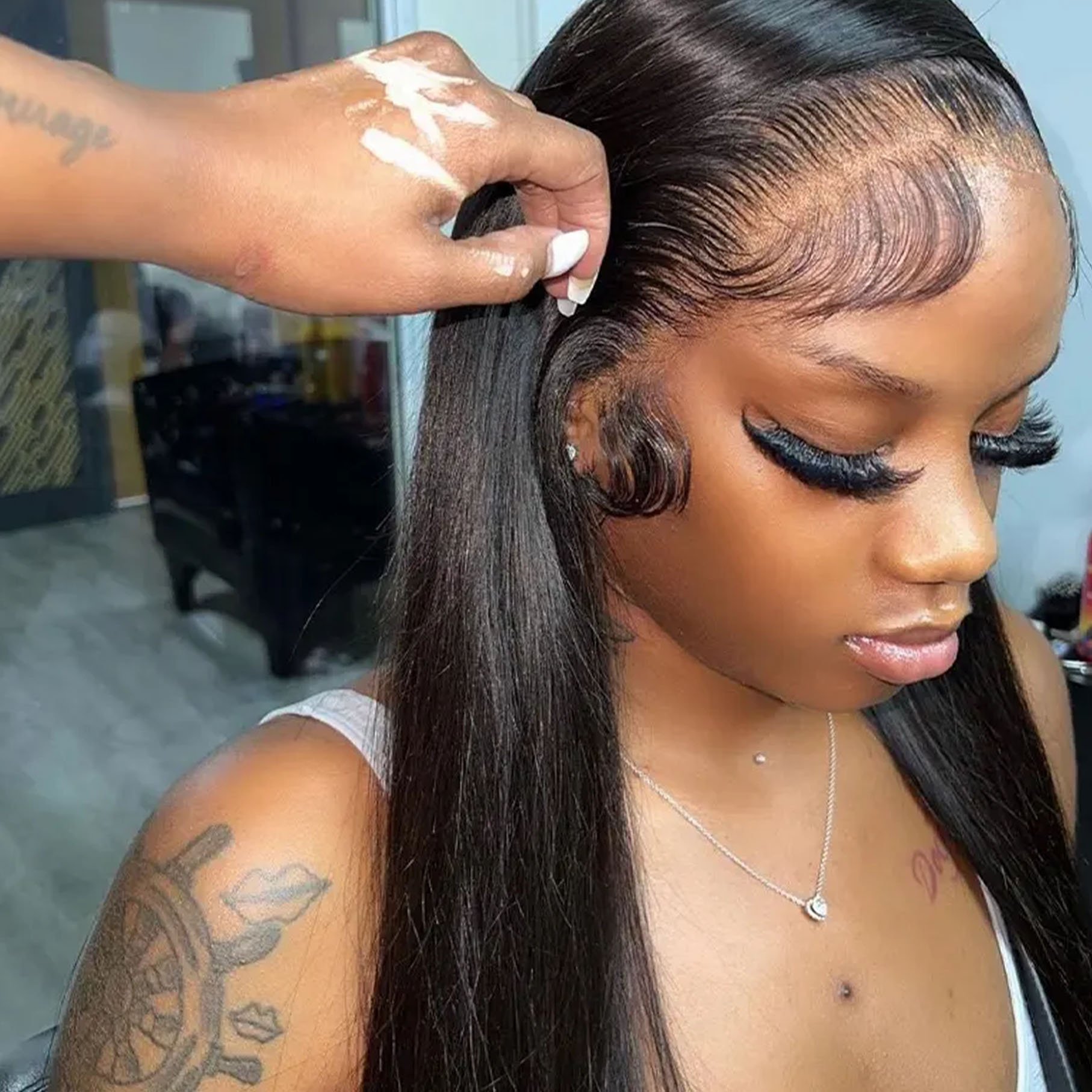 Cheap Brazilian Human Hair Straight Lace Front Wigs Human Hair HD Lace Frontal Wigs Human Hair Full Lace Wigs For Black Women