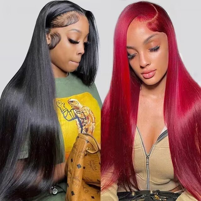 Cheap Brazilian Human Hair Straight Lace Front Wigs Human Hair HD Lace Frontal Wigs Human Hair Full Lace Wigs For Black Women