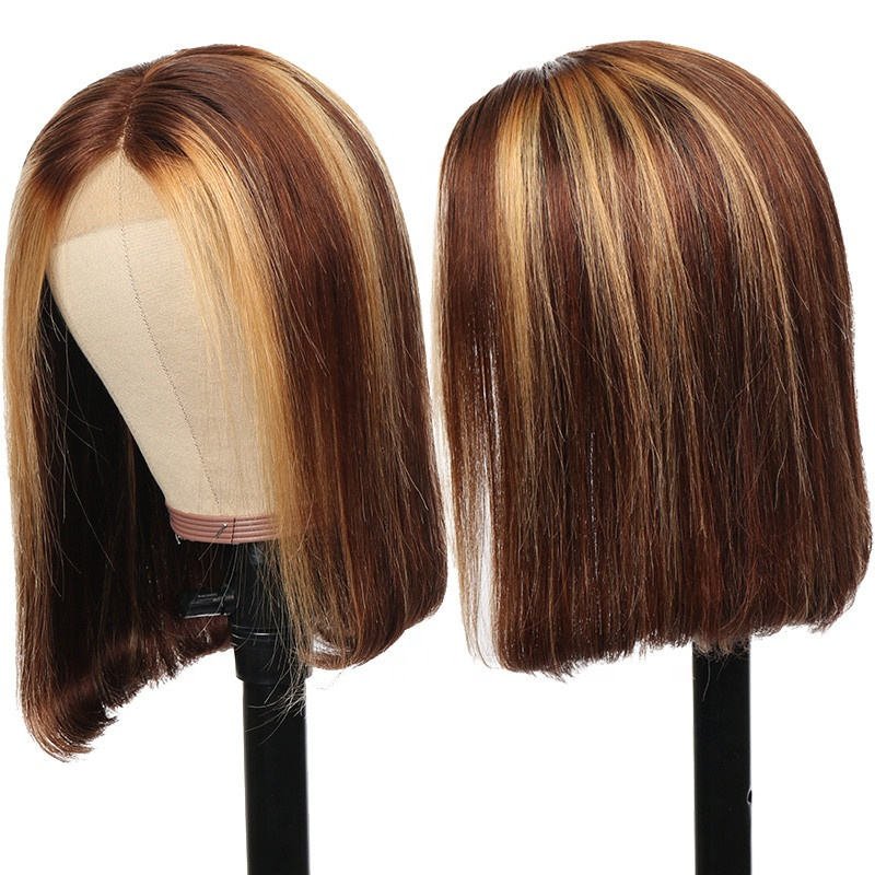 13x4 Human Hd Lace Front 180% Density Virgin Hair Highlighted Wigs With Color Hd Highlighted 30 inch Human Wig For Black Women