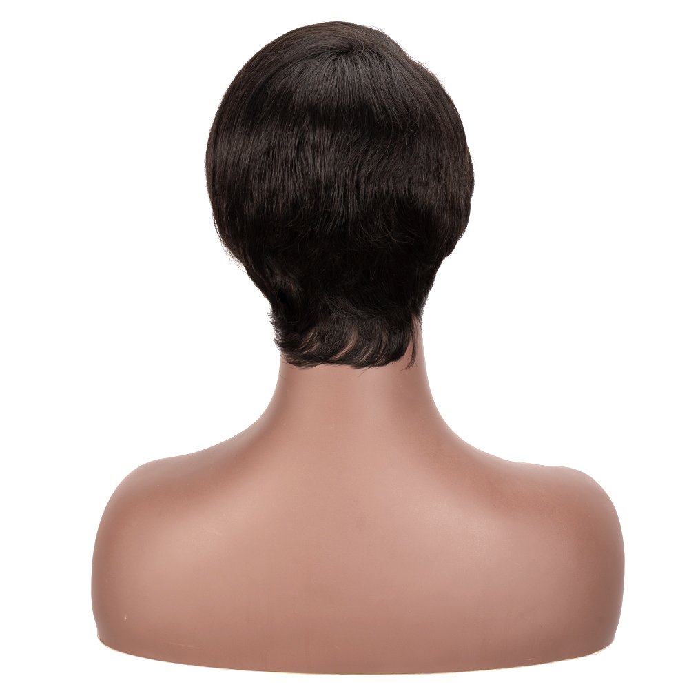 NOBLE Hot Selling Short 100% Virgin Human Hair Wigs Pixie Cut Lace Front Wig Remy Brazilian Hair Wigs For Black Women