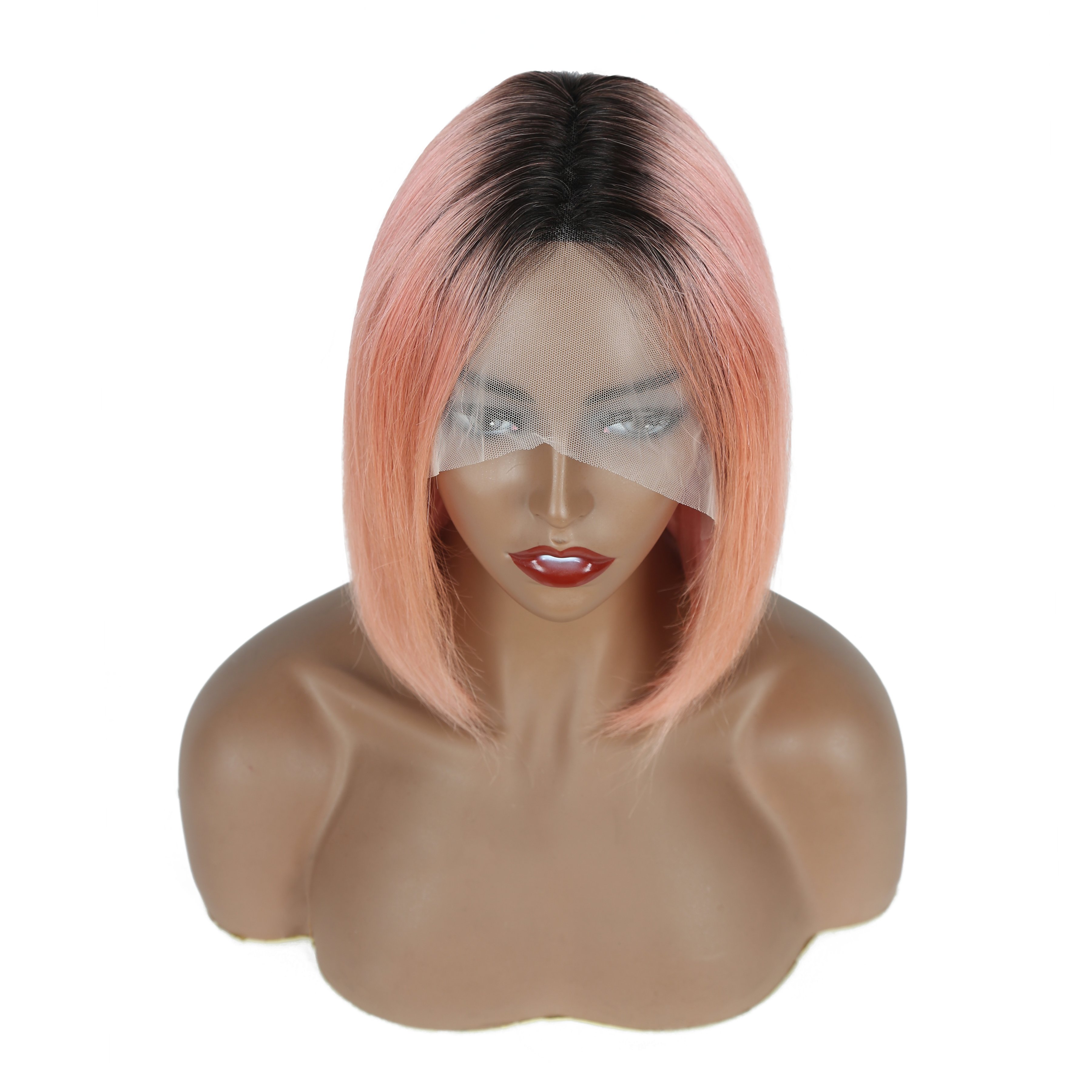 13x4 Straight Bob Human Hair Wigs With Lace Frontal Wigs Brazilian Remy Human Hair Bob Wigs For Woman 12 inch