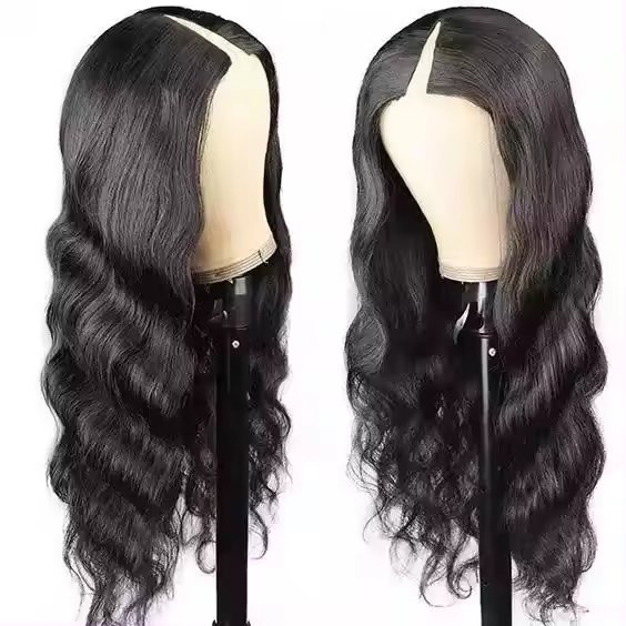 Best Quality Wholesale Price Machine Made Wig V Part Human Hair Wigs 100% Raw hair Wigs