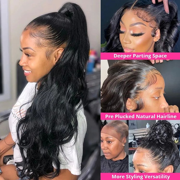 Frontal Glueless Full Hd Lace Wig,Cuticle Aligned Virgin Raw Indian Hair Wig,Unprocessed 100% 360 Full Lace Human Hair Wig