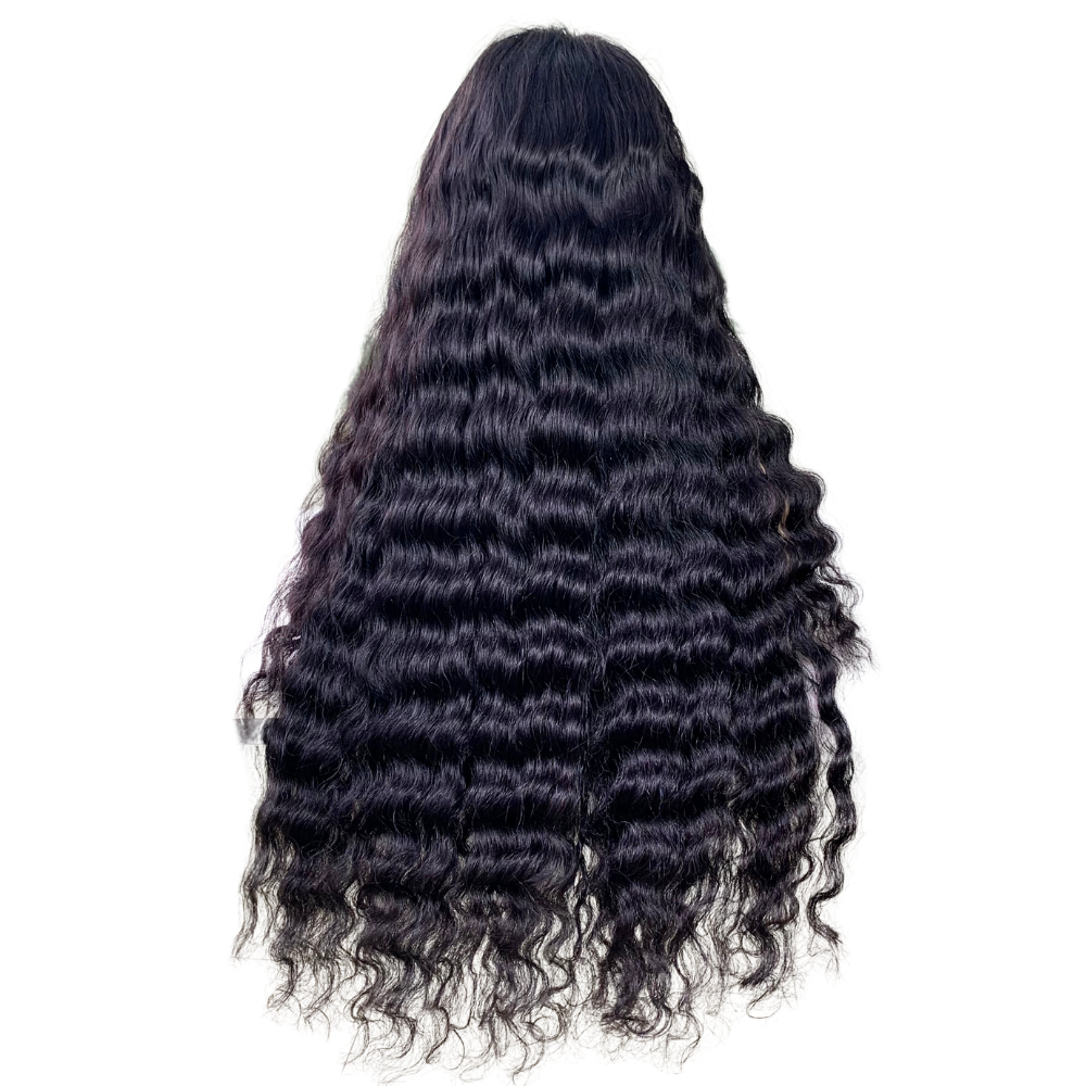 Wholesale Raw Vietnamese HD Lace Front Deep Wavy Glueless Wig Unprocessed Virgin Hair Vendors Cuticle Aligned Human Hair Wigs
