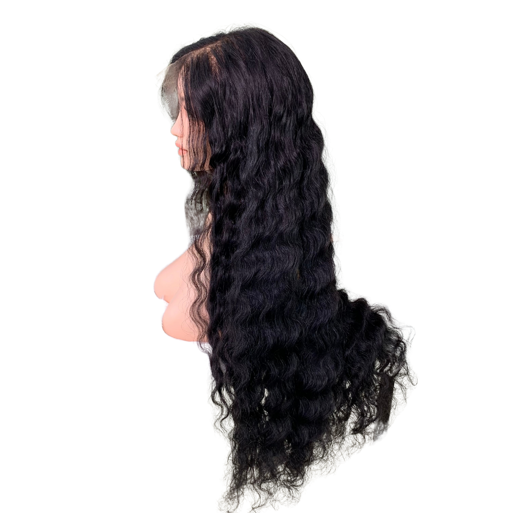 Wholesale Raw Vietnamese HD Lace Front Deep Wavy Glueless Wig Unprocessed Virgin Hair Vendors Cuticle Aligned Human Hair Wigs