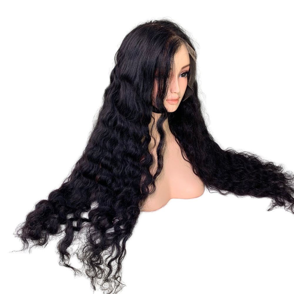 Wholesale Raw Vietnamese HD Lace Front Deep Wavy Glueless Wig Unprocessed Virgin Hair Vendors Cuticle Aligned Human Hair Wigs