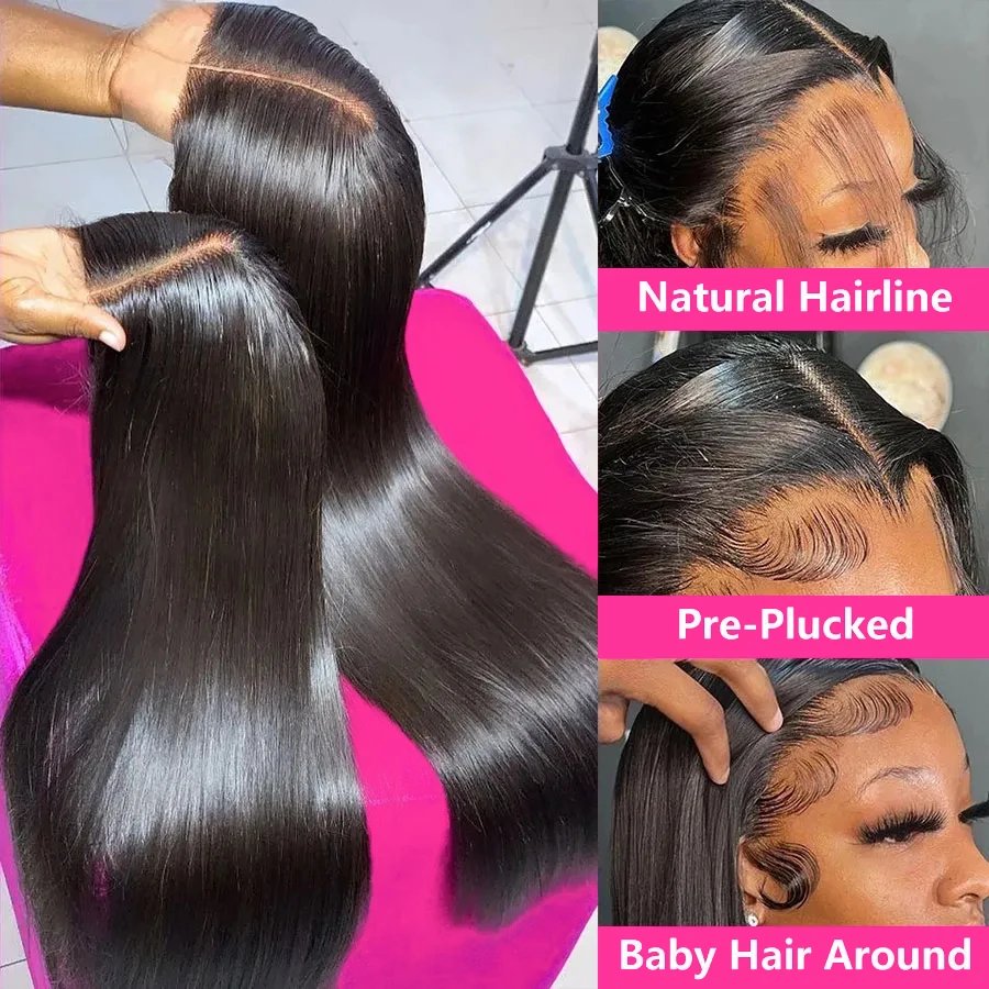 ISEE New Upgrade 6X9 Wear Go Glueless Wig Pre-cut Human Hair Wigs Ready To Go M Cap HD Lace Frontal Wig For Women Without Glue