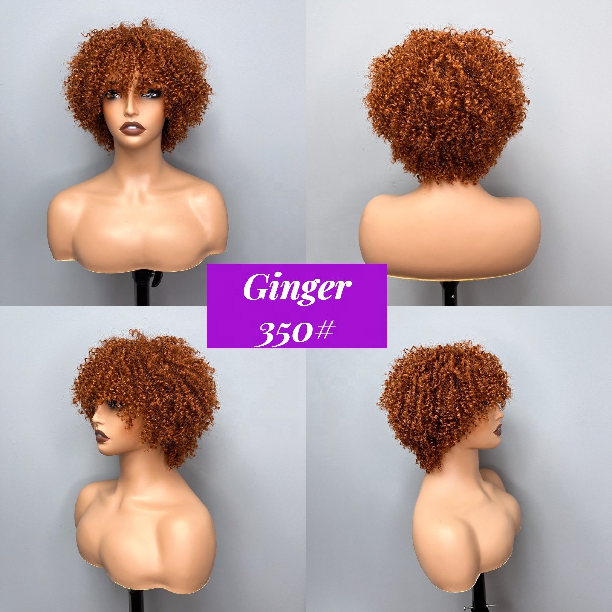 New Machine Made Rose Breathable Lace Wear And Go Human Hair Wigs,Cheap Afro Kinky Curl 6 Inch Brazilian hair Short Bob Wig