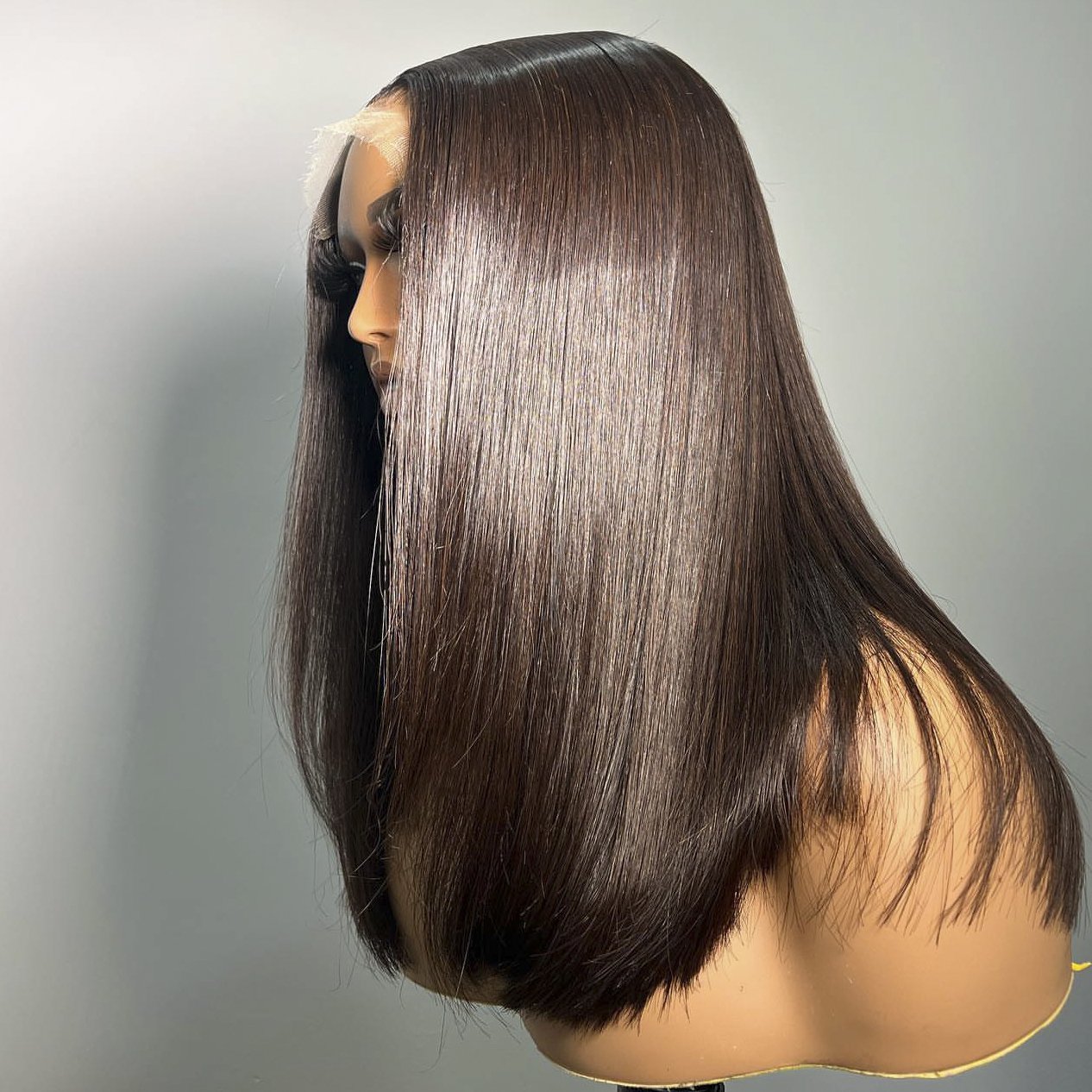 Wholesale Bone Straight Vietnam 100Virgin Human Hair Wig Unprocessed Full Frontal Glue Less Human Hair Lace Wigs for Black Women