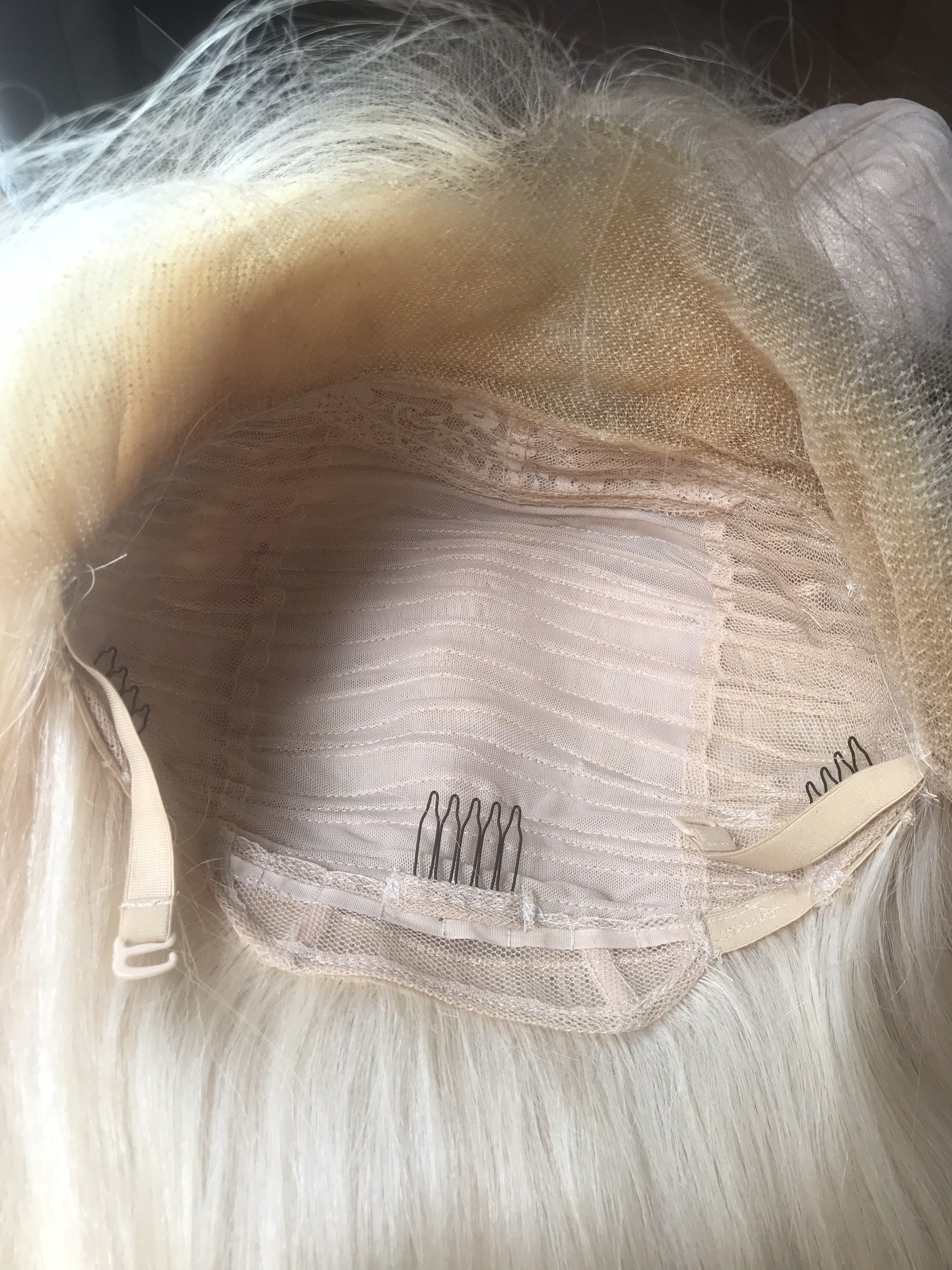 Frontal Human Hair Wig Raw Virgin Hair 100% Vietnamese Hair Unprocessed Cuticle Aligned Blond 613 Straight Best Quality