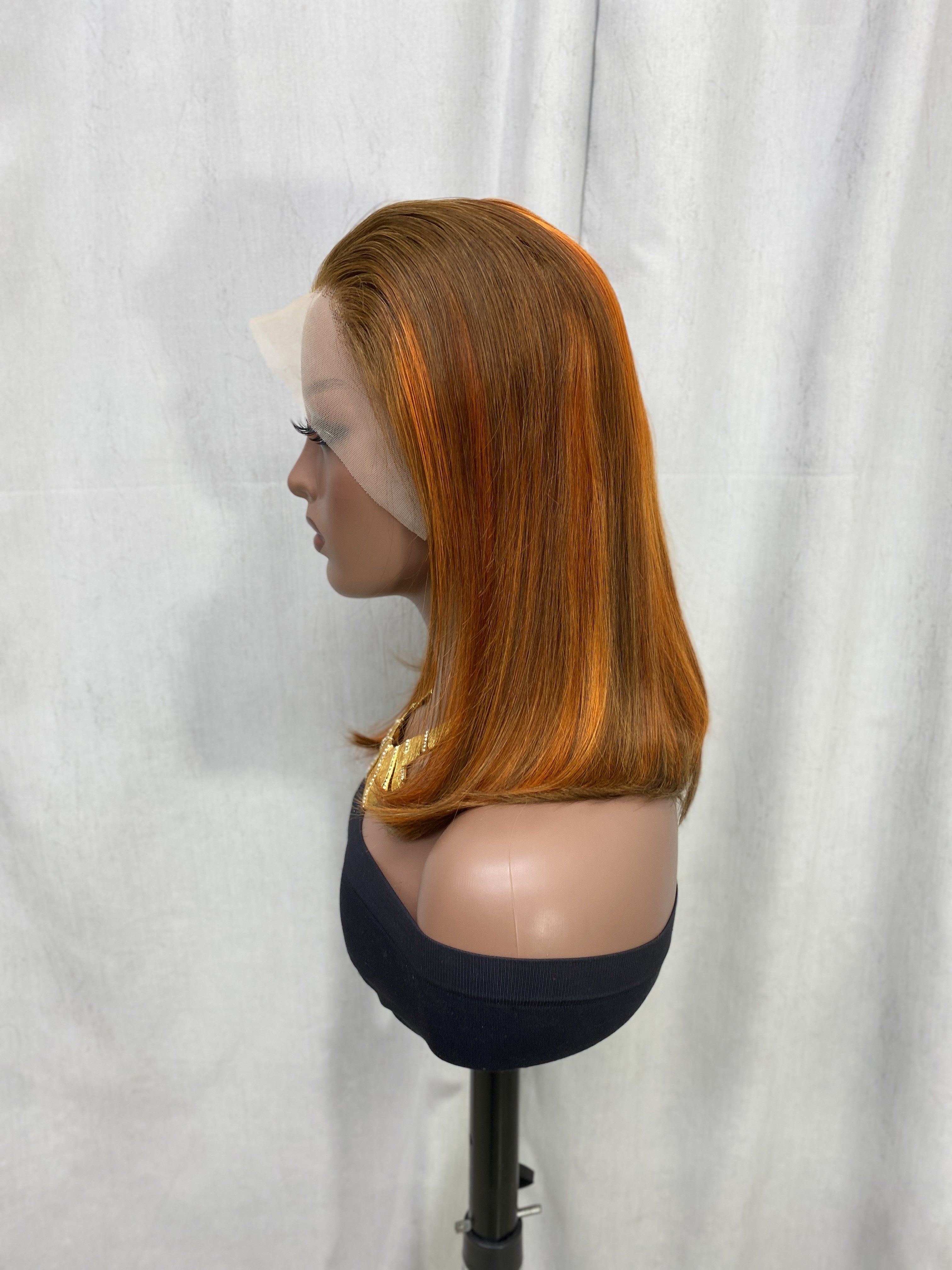 Wholesale Human Hair Colorful Bob Wig For Women,Pre Plucked Mink Brazilian Hair Bob Wigs,Red Orange Pink Purple Cut Bob Wigs
