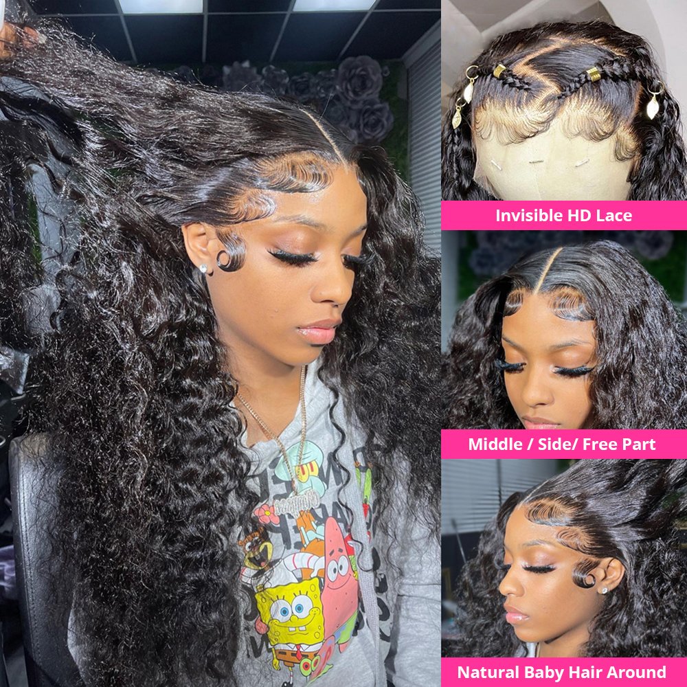 Kinky Curly Lace Front Wig Cheap Raw Brazilian Human Hair Wigs For Black Women Glueless Full Hd Lace Frontal Wigs Human Hair