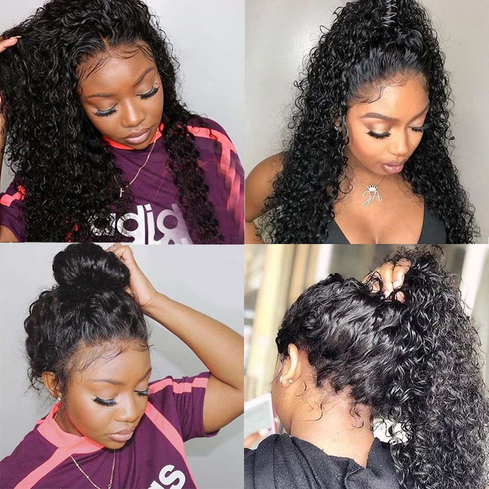 Kinky Curly Lace Front Wig Cheap Raw Brazilian Human Hair Wigs For Black Women Glueless Full Hd Lace Frontal Wigs Human Hair