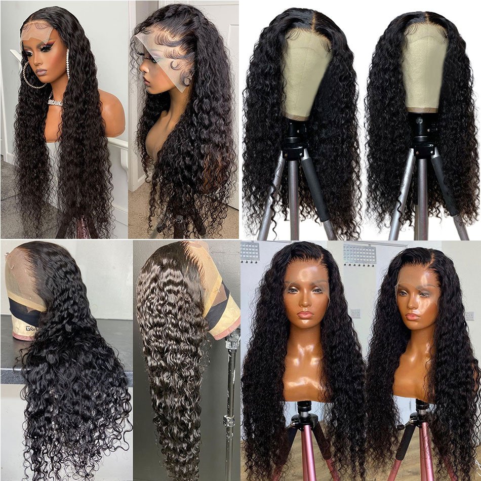 Kinky Curly Lace Front Wig Cheap Raw Brazilian Human Hair Wigs For Black Women Glueless Full Hd Lace Frontal Wigs Human Hair