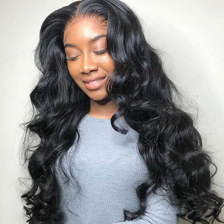 Cheap HD Transparent Full Lace Front Human Hair Wigs for Black Women Raw Indian Body Wave Human Hair 13x4 13x6 Lace Frontal Wigs