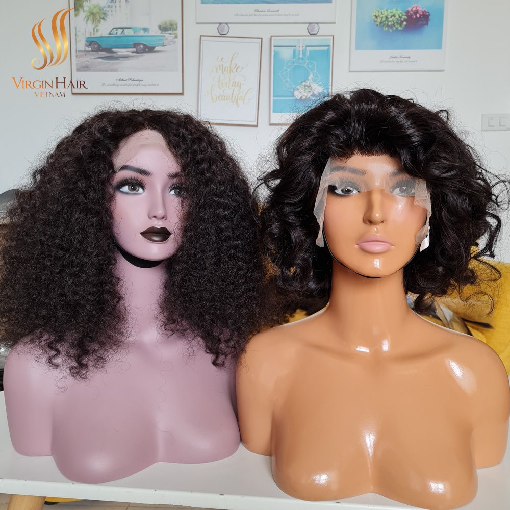 Wholesale Deep Wave13x4 Hd Lace Frontal Human Hair Wigs Raw Cuticle Aligned Vietnamese Hair Vendors