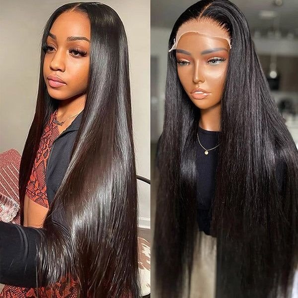 Wholesale Raw Indian Virgin Natural 180% Density Human Hair Hd Full Lace Frontal Wig Transparent Lace Front Human Hair Wigs