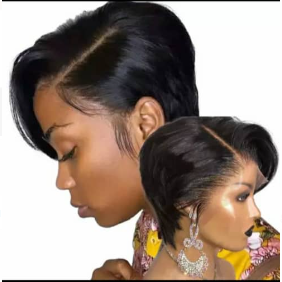 Short Pixie Cut Lace Front Wigs Human Hair T Part Lace Wig Brown Blonde Ombre Remy Hair Bob Cheap Human Hair Wigs