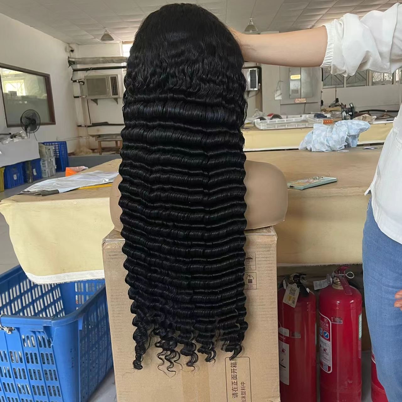 Amararen 16A deep wave wig 30inch deep wave 13x4 hd transparent lace frontal wigs deep wave human hair wigs in stock