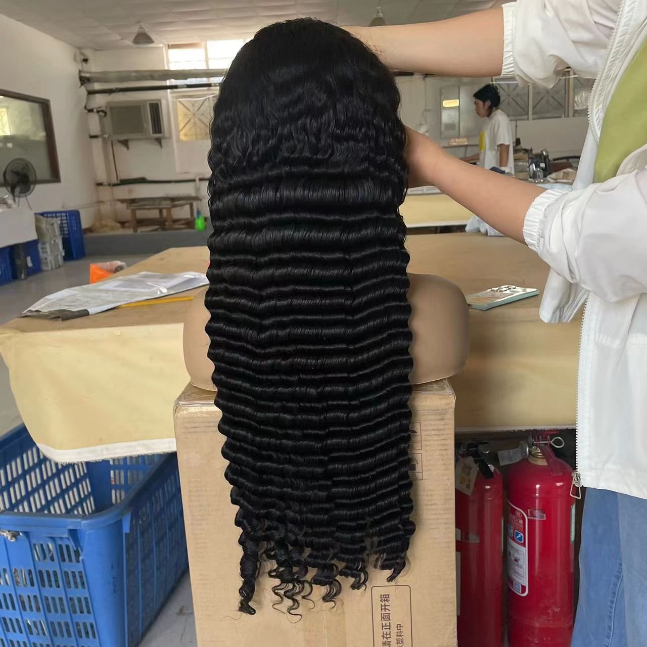 Amararen 16A deep wave wig 30inch deep wave 13x4 hd transparent lace frontal wigs deep wave human hair wigs in stock