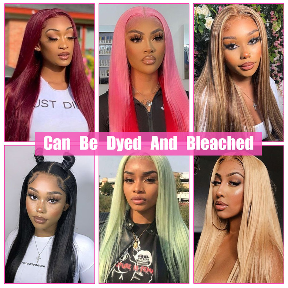 Wholesale Colored Brown Wigs Human Hair Lace Front Full Lace Human Hair Wigs Cheap 4# Color HD Lace Front Wigs For Black Women