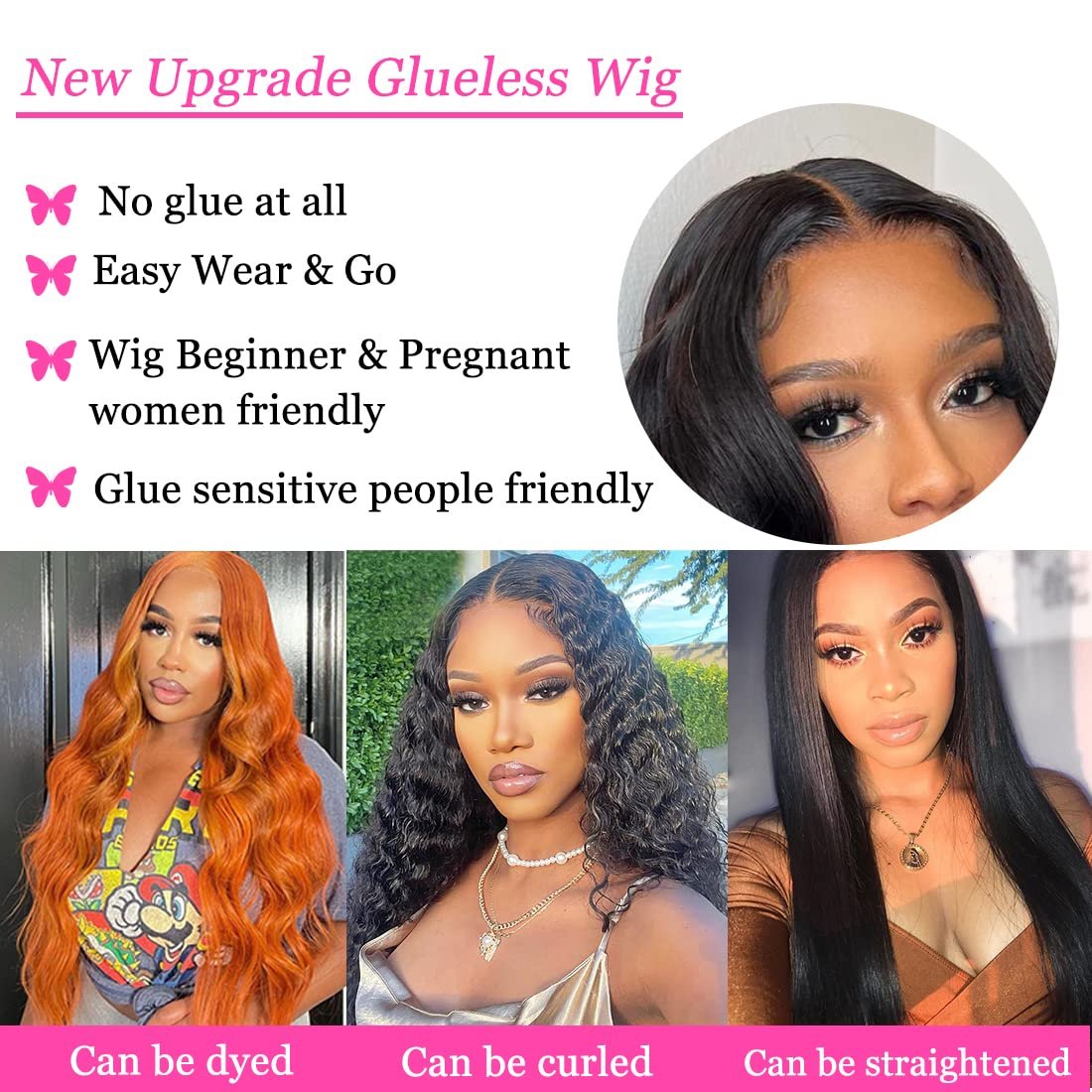 Wear And Go Human Hair Wig 4x6 Lace Frontal Closure Cuticle Aligned Hair Brazilian Lace Wigs Natural Hairline For Black Women