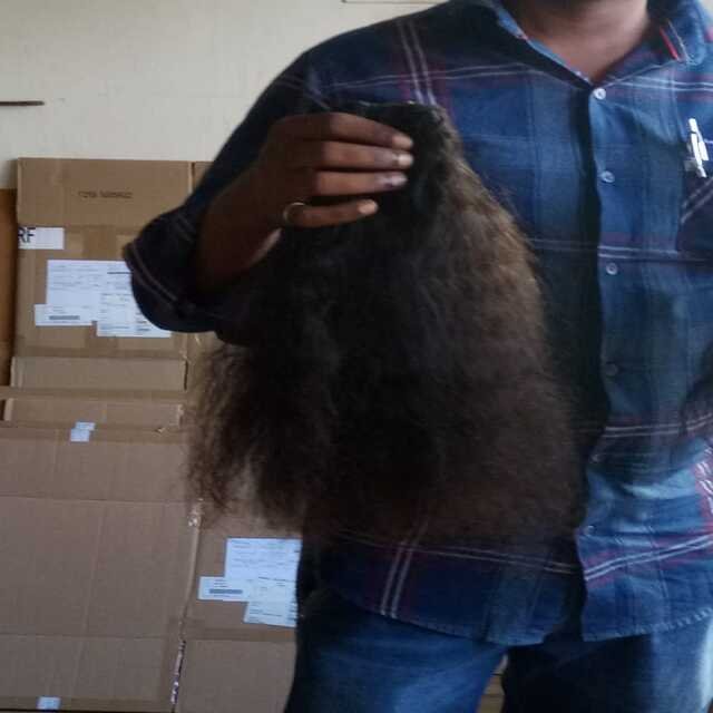 Wholesale real hair men wigs for men price natural human Hair Extension wigs for black men top human hair wig