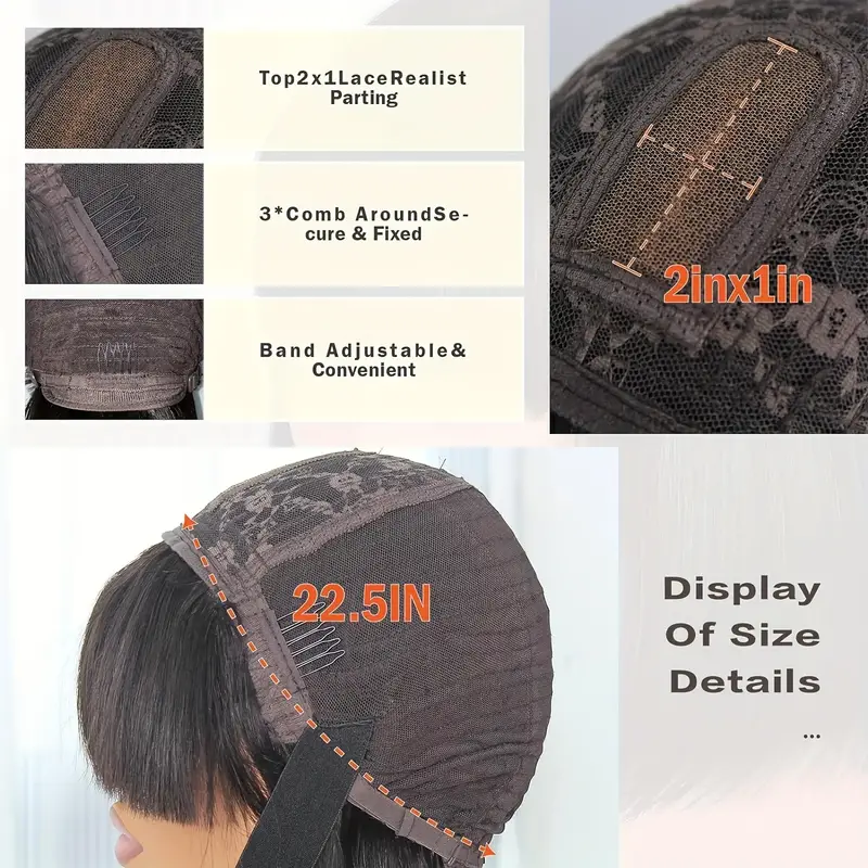 Cheap Straight Short Bob Bang Transparent HD Lace Human Hair Wig,Mink Brazilian Hair Closure Short Bob Wigs For Black Women
