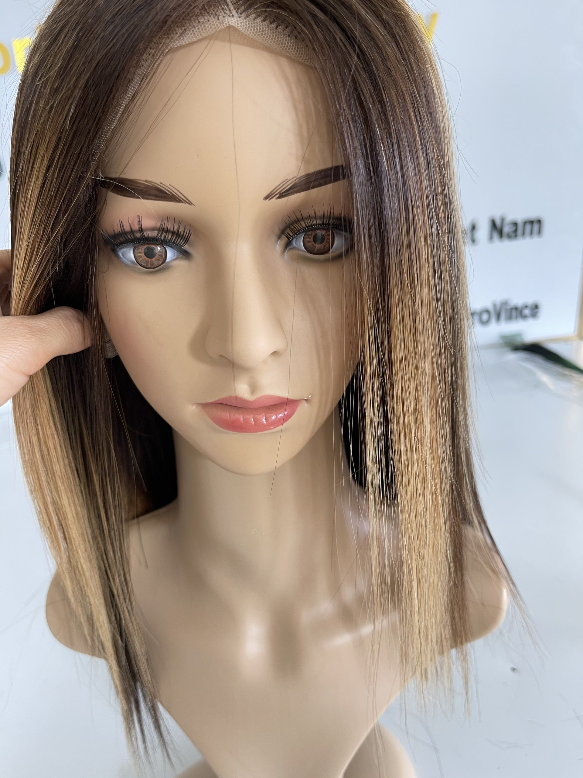 VietNam Natural Hair Wig 360 Frontal Kinky Curly Closure Headband BOB HD Lace Front Full Lace Human Hair Wigs For Black