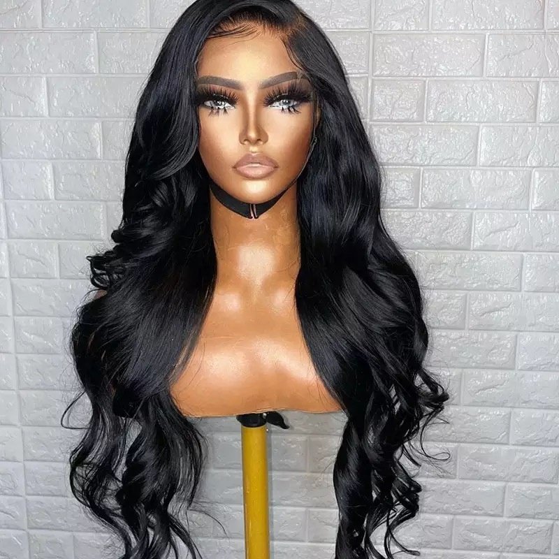 Cuticle Aligned Swiss HD 13x6 Lace Frontal Wigs Baby Hair Glueless Elastic Band Human Hair Body Wave Wig