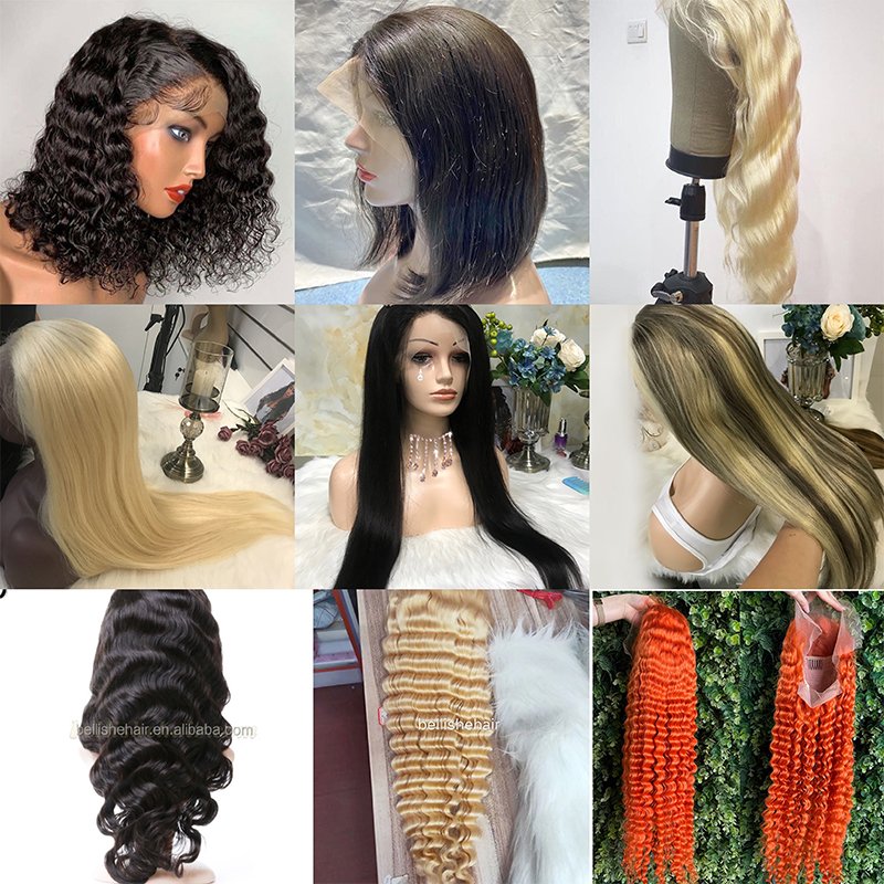 100 Percent Brazilian Full Lace Women Lace Frontal Wigs Natural Body Wave Wig Cuticle Aligned Hair Wholesale Raw Human Hair Wigs