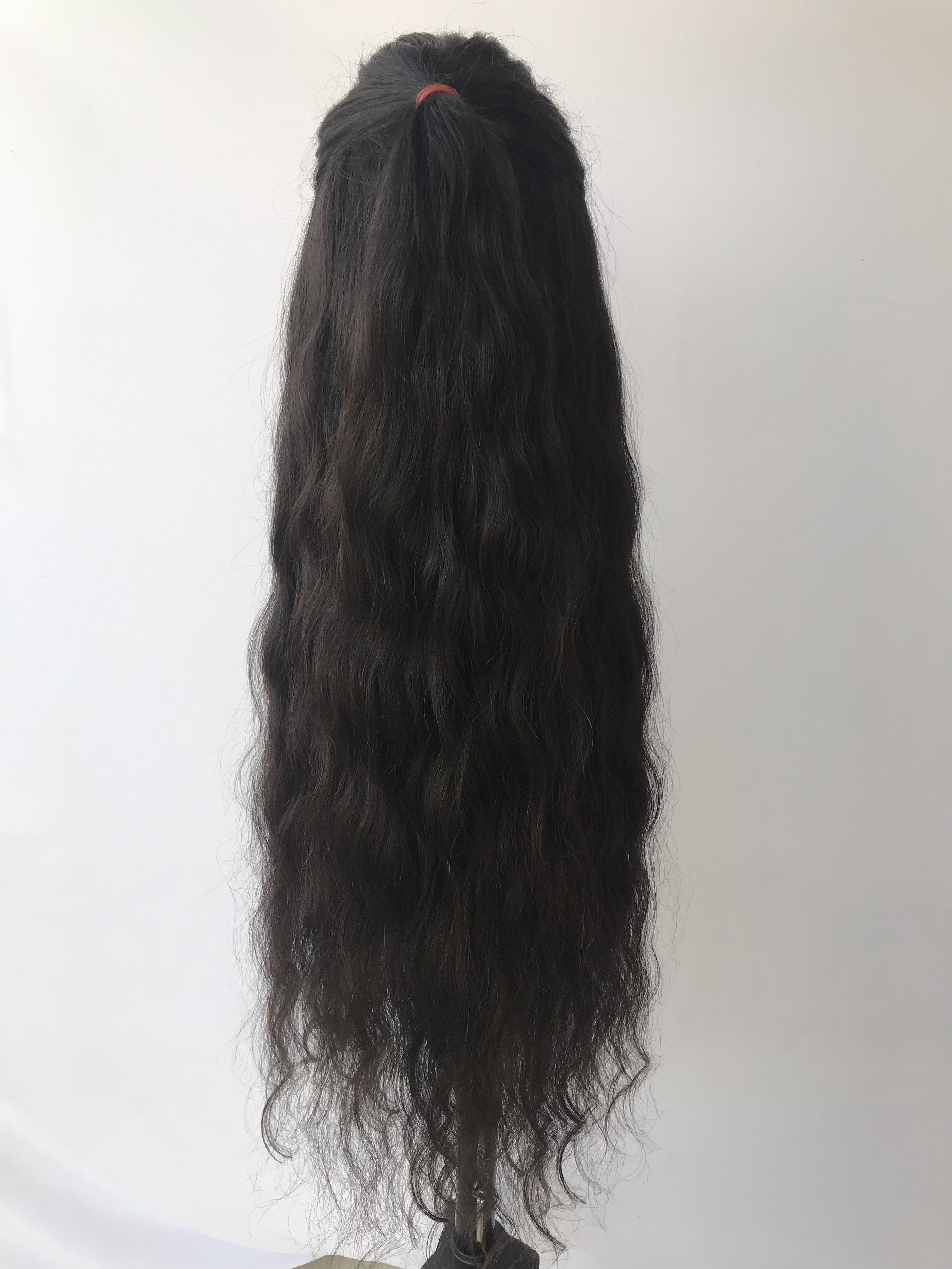 100% Wholesale Cambodian Indian Temple Virgin 32 Natural Wavy 5x5 Hd Lace Wigs Cuticle Aligned With 250% Density Indian Supplier