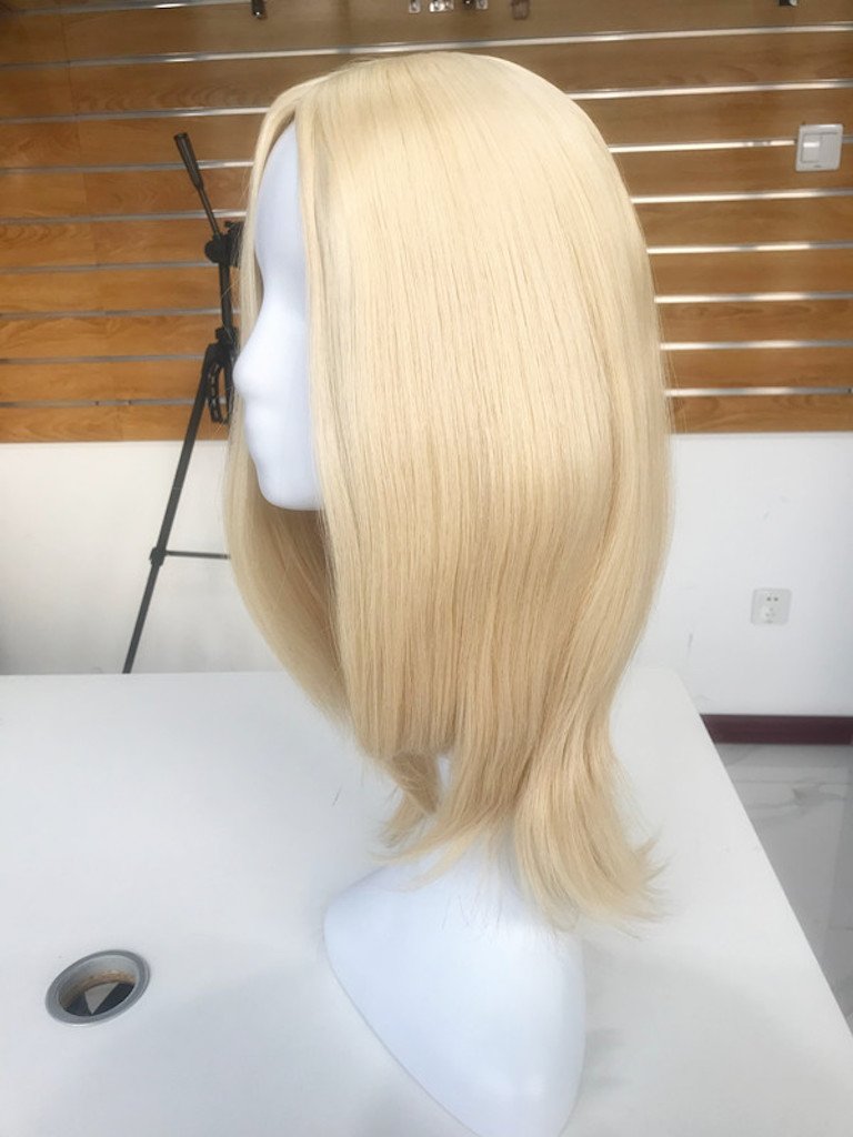 Jewish Wig Double Drawn 60 Color European Hair Silk Base Top Jewish Kosher Human Hair Wigs